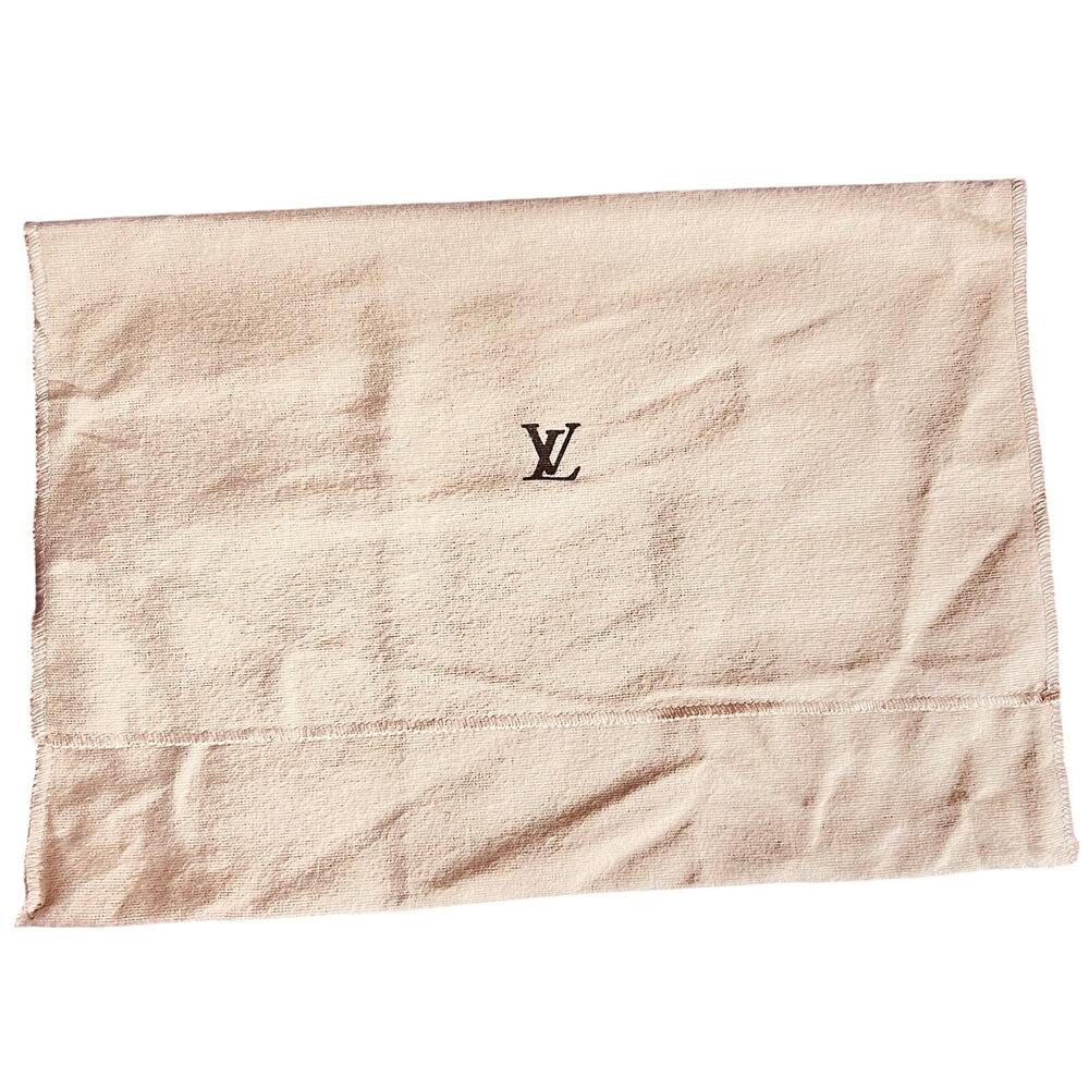 Authentic LV Vintage Dust Bag 13x9 - Fits Speedy 25 / Alma BB / Sarah Wallet - Picture 3 of 7